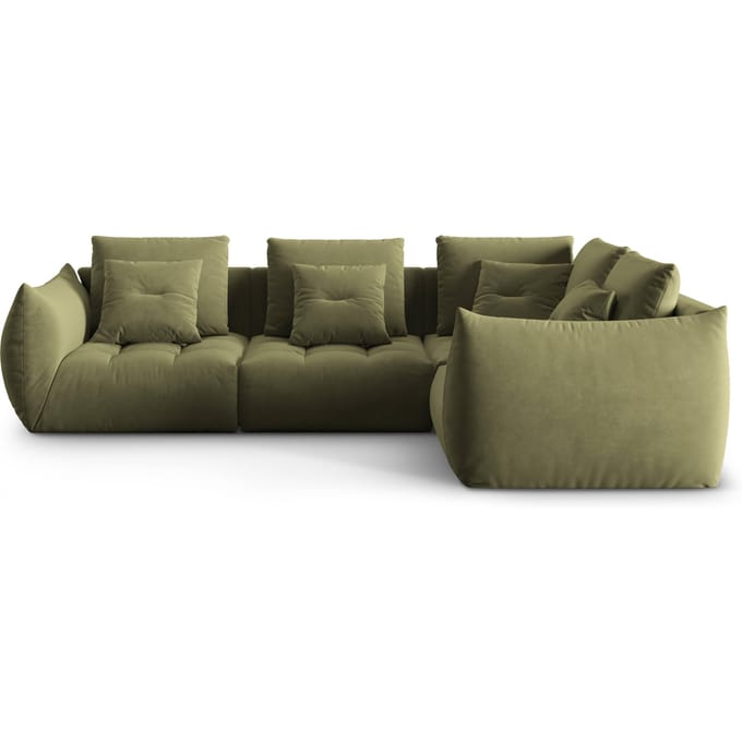 Hoekbank Bloom rechts 3-zits velvet | Micadoni