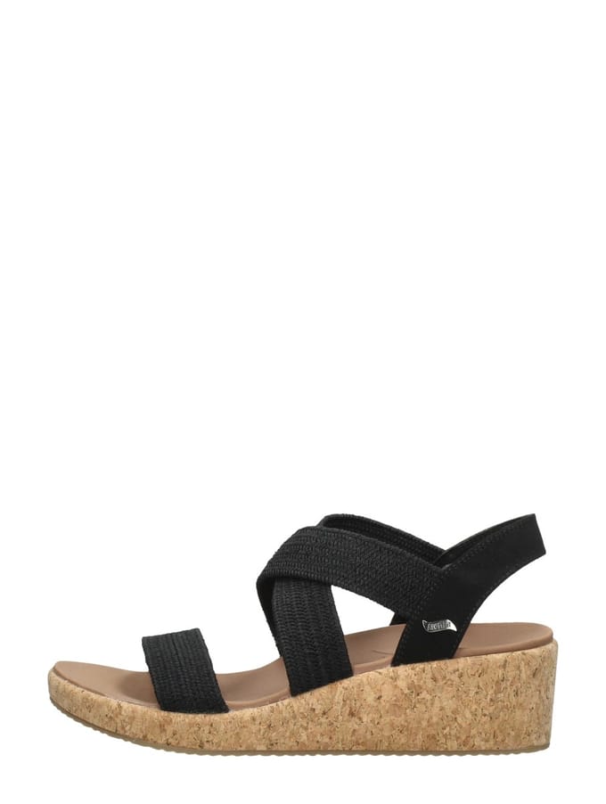 Skechers Arch Fit Beverlee - Love Stay - Dames Sandalen - Zwart
