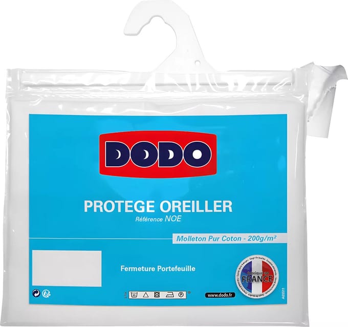Vente-unique Absorberende DODO kussenhoes - 60 x 60cm - ULTRA CONFORT