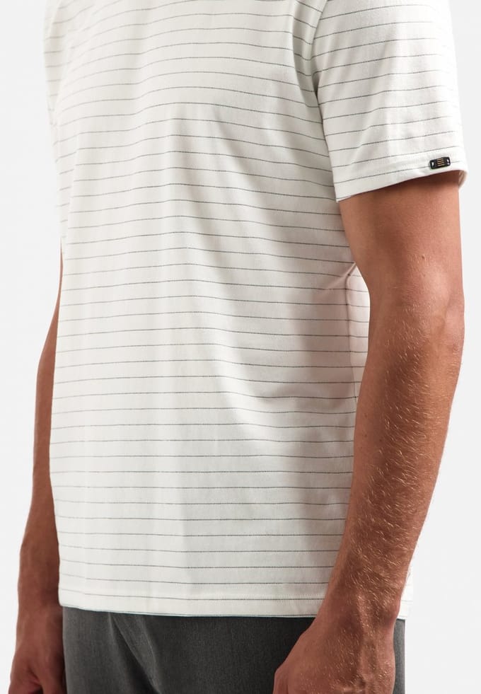 Ronde hals streep t-shirt