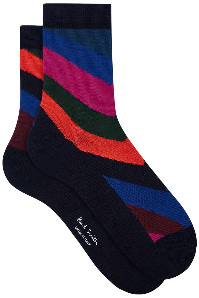 Paul Smith Sock Harley Swrl Navy Größe: OS | Socken Outlet | Damen | Blau