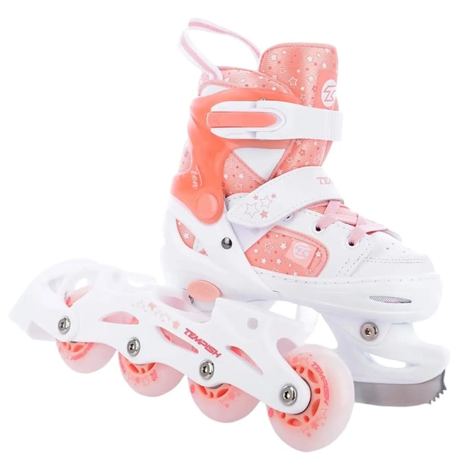 LED verstelbare rolschaatsen voor meisjes Tempish RS TON Duo