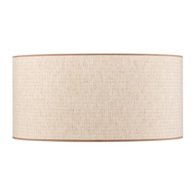 Duolla Lampenkap Roller, ecru, jute, Ø 50 cm, hoogte 24 cm