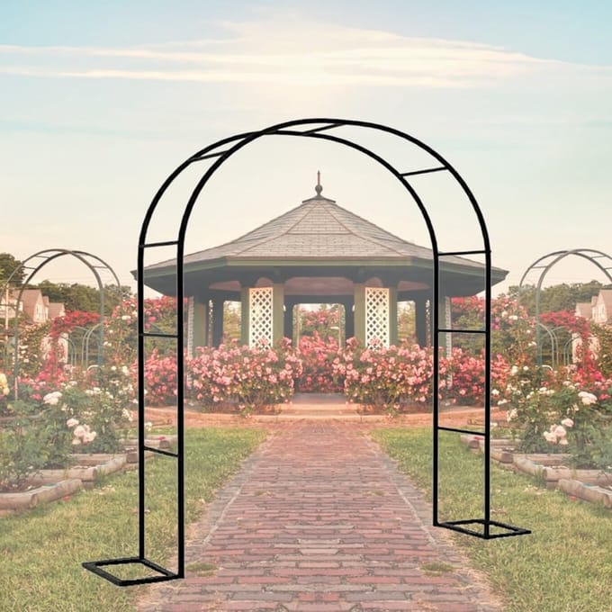 Rozenboog Metaal - Klimplant steun - Tuin Decoratie - Sterk Stevig Frame