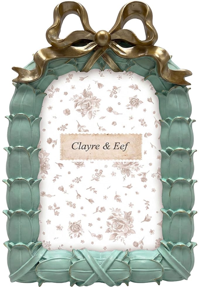 Clayre & Eef Fotolijst Groen Kunststof