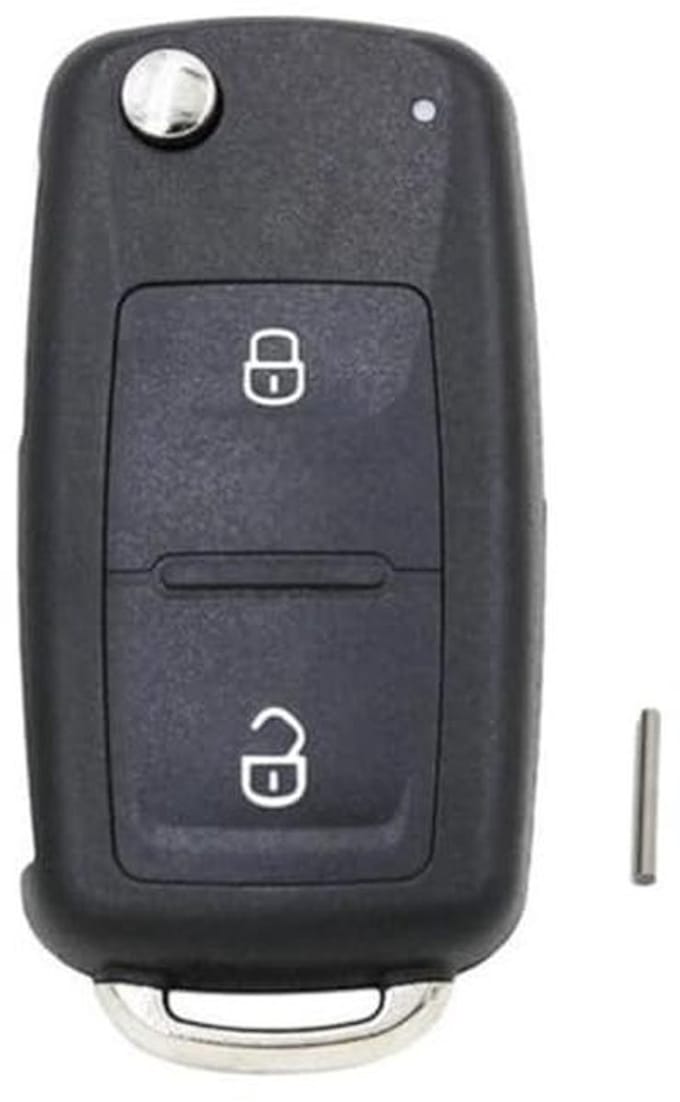 2-knops flip-autosleutel afstandsbediening voor Transporter T5 T6 Polo Golf Mk6