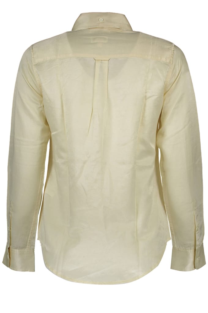 Gant Dames Beige Katoenen Overhemd