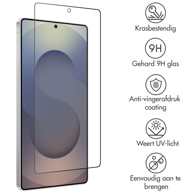 Accezz Screen Protector - Geschikt voor Samsung Galaxy S26 - 2 Pack Glass Screenprotector