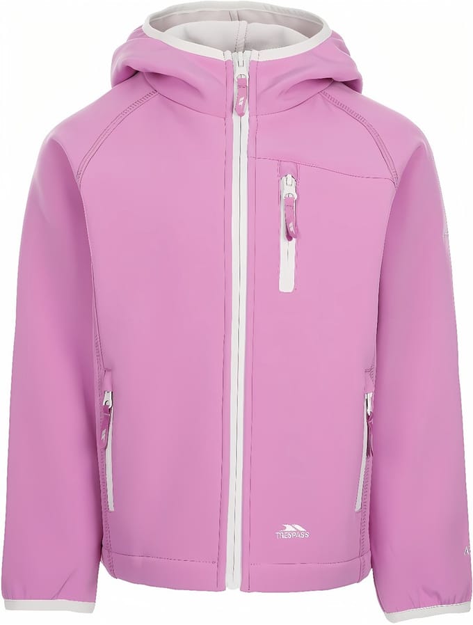 Trespass kinderjas Kian - Softshell-jas voor kinderen, dieproze