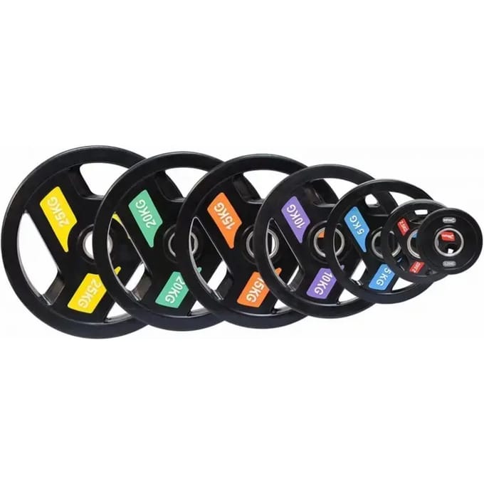 Olympische Plaat Softee Modern Black 125 Kg - 1.25 kg