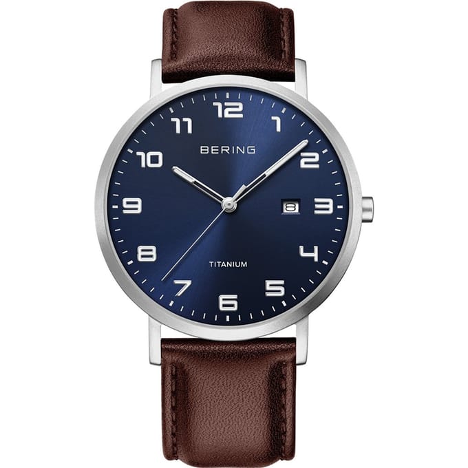 Bering - 18640-505 - Polshorloge - Heren - Kwarts - Titanium