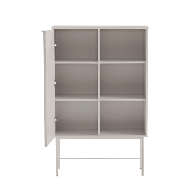 Plank / High Board SIO 82x35x130 cm 1 deur grijs hjh LIVING