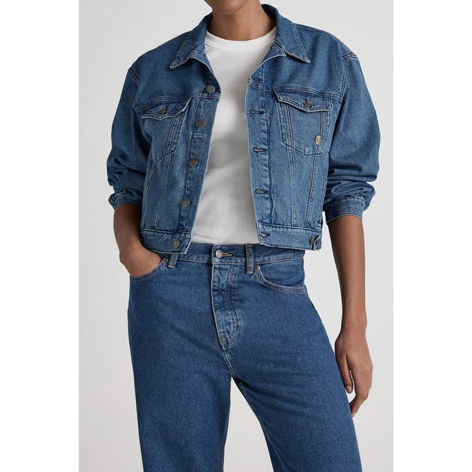 Mud Jeans Gina Jacket Medium Stone Taglia: M | Giacche di jeans Outlet | Donna