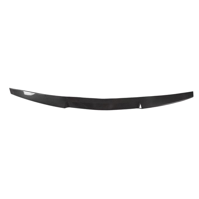 Rubber Achterklepspoiler Lip Vleugel Koolstofvezel Stijl Universele Auto Modificatie 121cmx7.5cm black