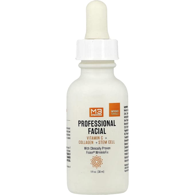 M3 Naturals, Professional Facial, 1 fl oz (30 ml) white