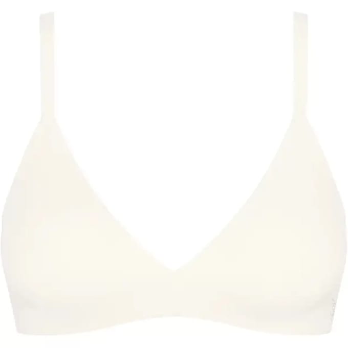 Sloggi ZERO Feel Pure THE UP Push Up Dames Beha - ZIJDE WIT