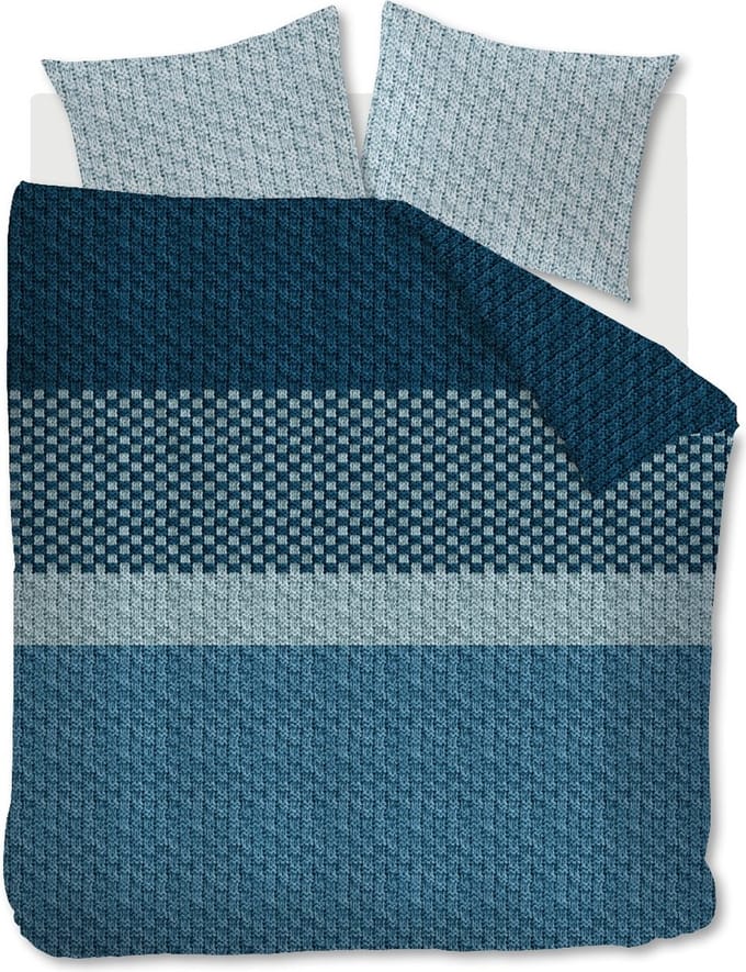 Beddinghouse Maelis Dekbedovertrek - Lits-jumeaux - 240x200/220 cm - Blauw