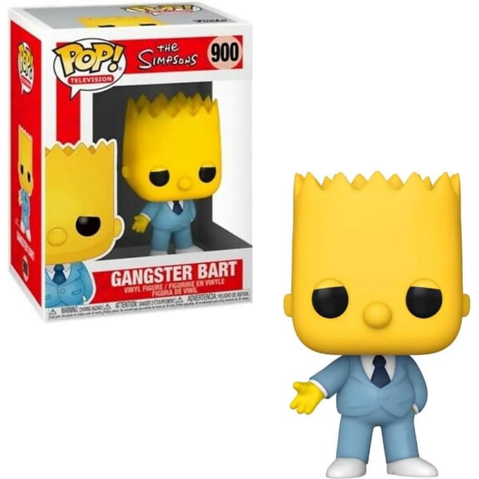 The Simpsons Maffia Bart Pop! Vinylfiguur
