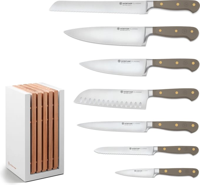 Wusthof Classic messenblok 7-delig - velvet oyster