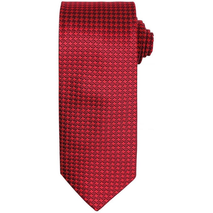 Premier Puppytooth Stropdas (Rood)