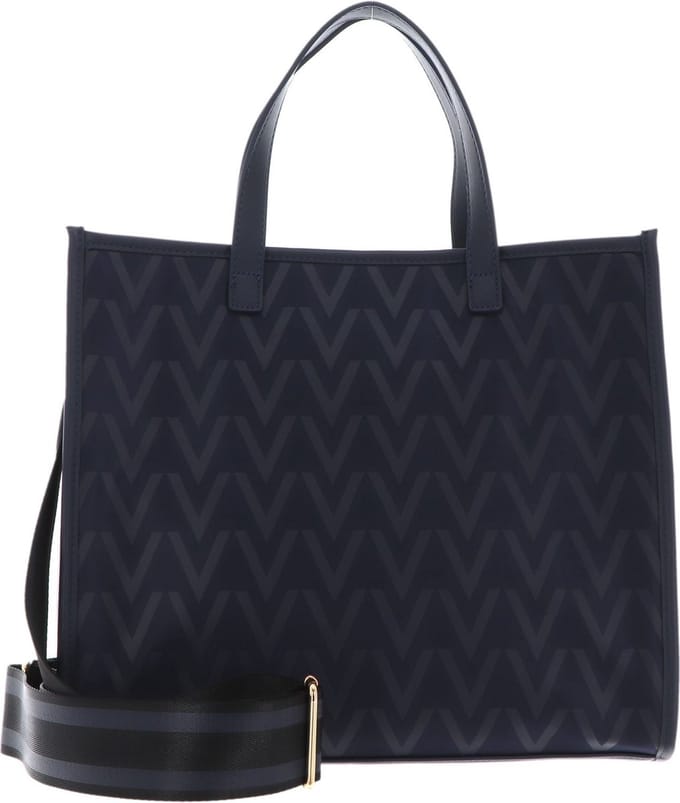 VALENTINO Shopper Schoudertas Punch Shopping Bag Blu Donkerblauw