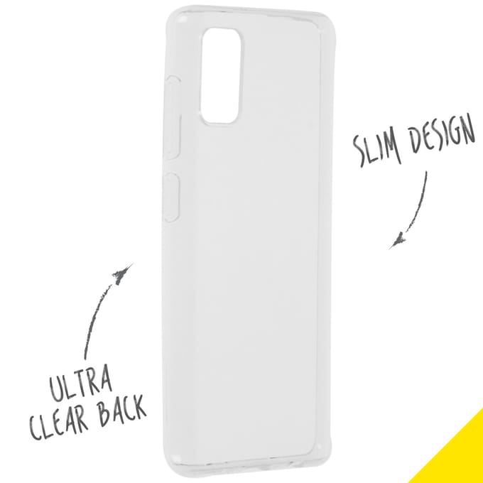 Accezz Hoesje - Geschikt voor Samsung Galaxy A41 - Clear Backcover - Transparant