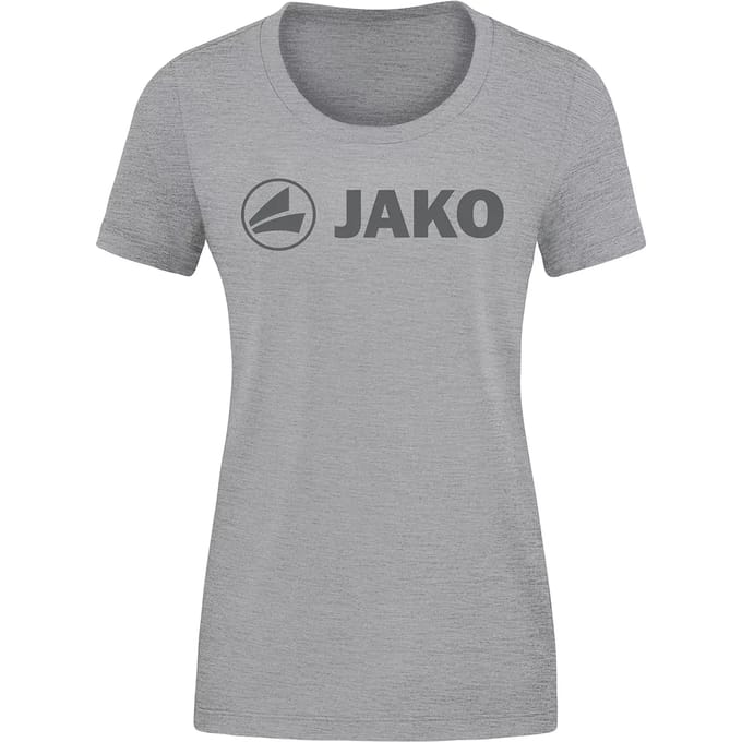 Jako Promo T-Shirt Dames - Lichtgrijs Gemeleerd | Maat: 34