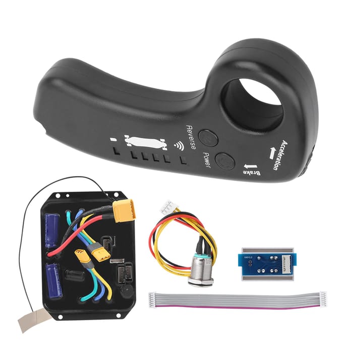 36V Dubbele Aandrijving Afstandsbediening Elektrische Vierwiel Scooter Controller Naaf Combinatie Kit black