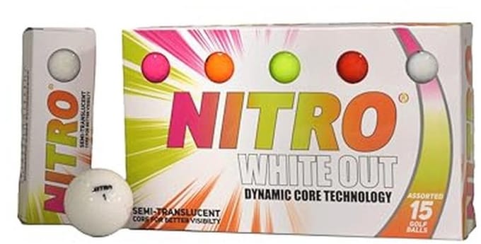 Long Distance Golf Balls 15 Pack - High Velocity Performance