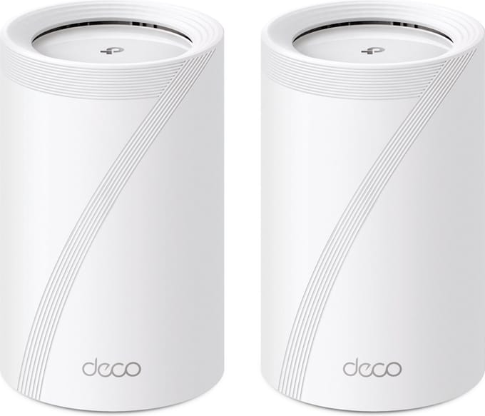 TP-Link Deco BE65 (BE9300) 2-Pack - Mesh router 802.11a/b/g/n/ac/ax/be (Wi-Fi 7)
