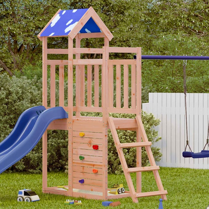 vidaXL Speeltoren Douglashout 110,5 x 52,5 x 215cm Massief douglashout