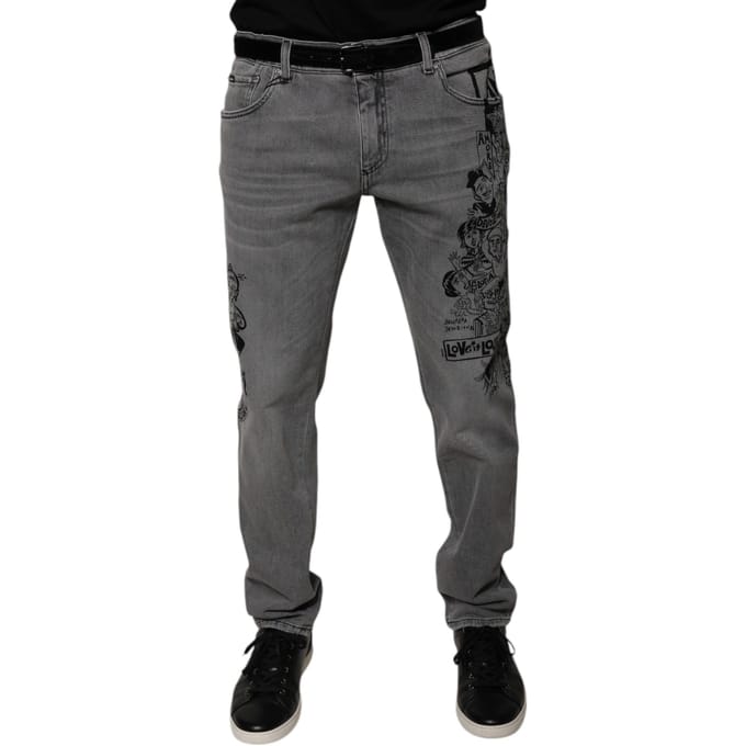 Rechtermouwen Jeans Love Is Love Stijl