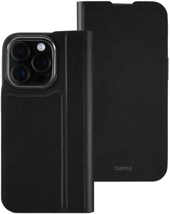 Eco Premium booklet voor Apple iPhone 16 Pro Max, zwart