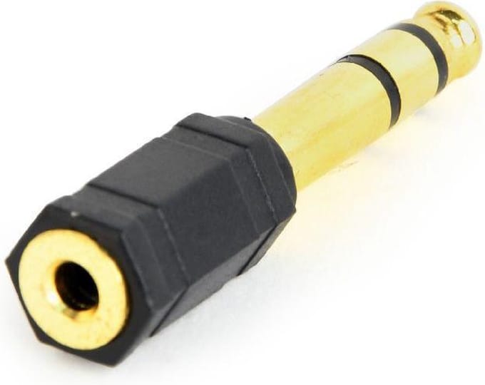 Gembird A-6.35M-3.5F geluidsadapter voor camera's Passief Audioadapter
