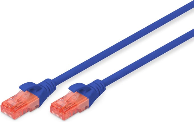 DIGITUS Professional patch cable - 2 m - blue - Blauw - 2m