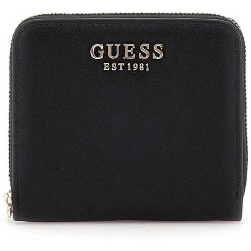 GUESS Portemonnee Talent SLG Small Zip Around Wallet Black Zwart