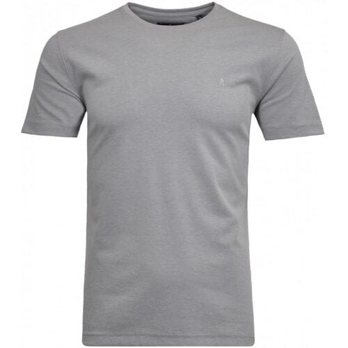 Ragman T-Shirt Softknit Round Neck Silver / male