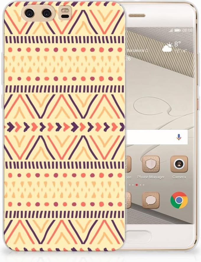 Huawei P10 Plus TPU bumper Aztec Yellow