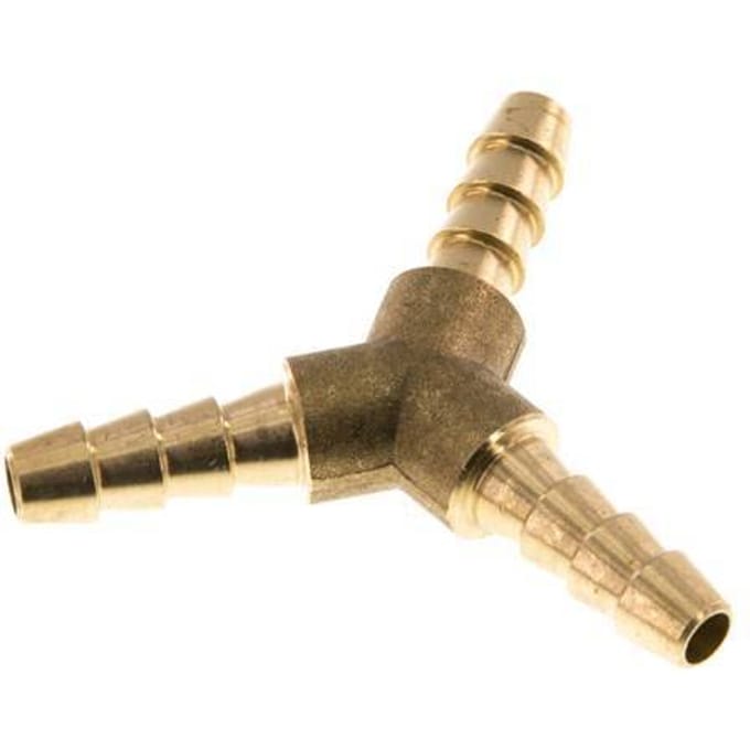 6 mm Messing Y-Slangkoppeling [2 Stuks]