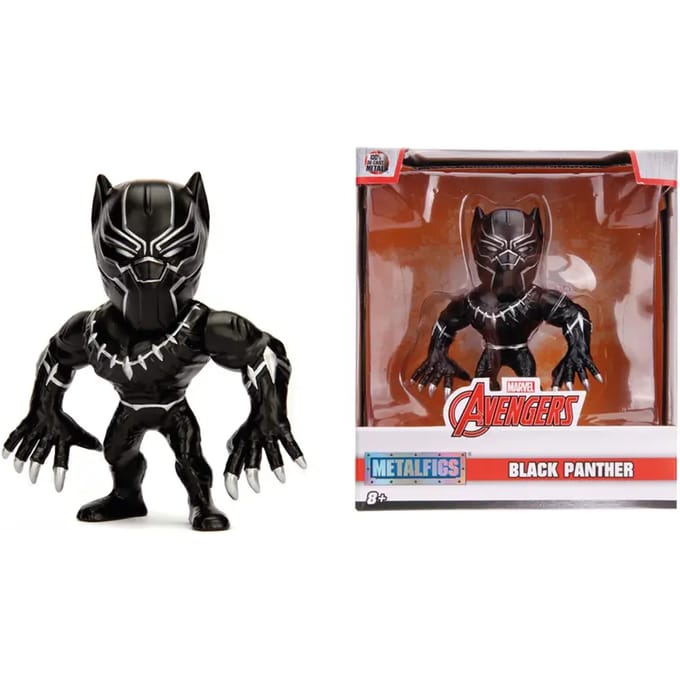Jada Speelfiguur Marvel Black Panther Junior 10 Cm Die-cast Zwart