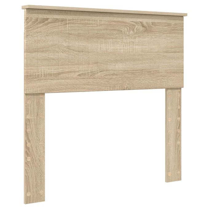 vidaXL Hoofdbord Sonoma Eiken Bewerkt hout