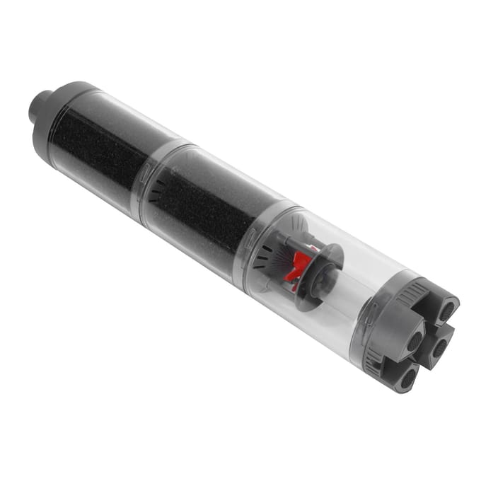 Aquarium UltraStil Ingebouwd Filter Vissentank 3-Traps Multifunctioneel Waterfilter(ZY-Y03 ) gray