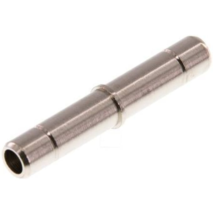 6mm Plug-in Connector Messing FKM [10 Stuks]