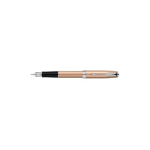 Parker sonnet pink gold ct vulpen met medium schrijfpunt