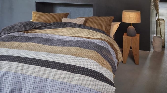 Beddinghouse Juno dekbedovertrek - Lits-Jumeaux - 240x200/220 cm - Grijs