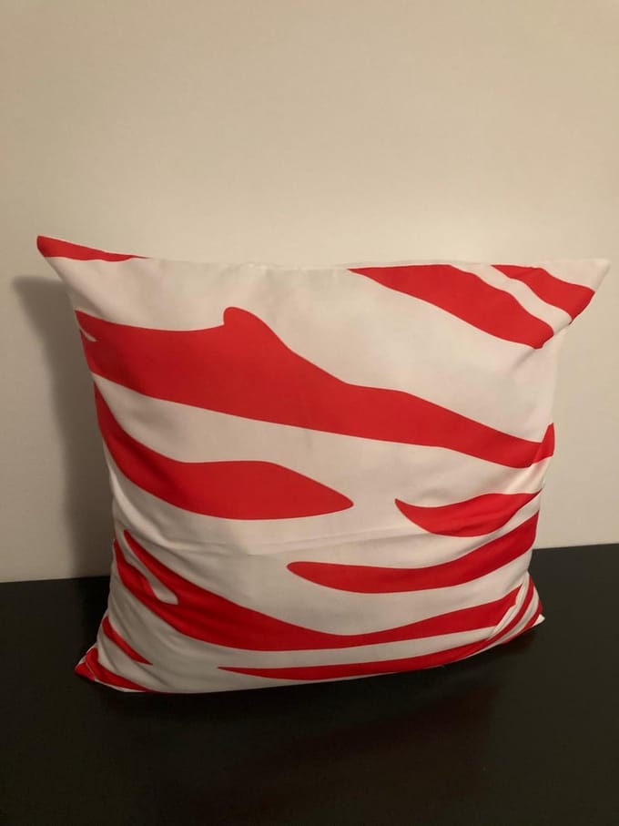 Nordic Geometry Collection Kussenhoes – Red Edition - 45x45 cm