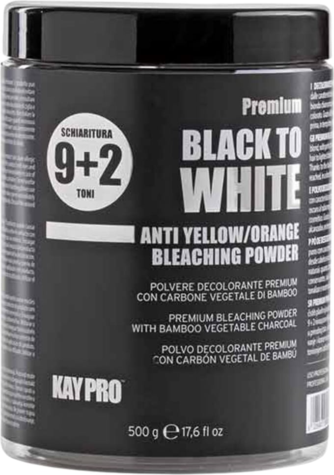 KayPro - KayPro Black To White (9+2 tonen) Ontkleuringspoeder 500gr