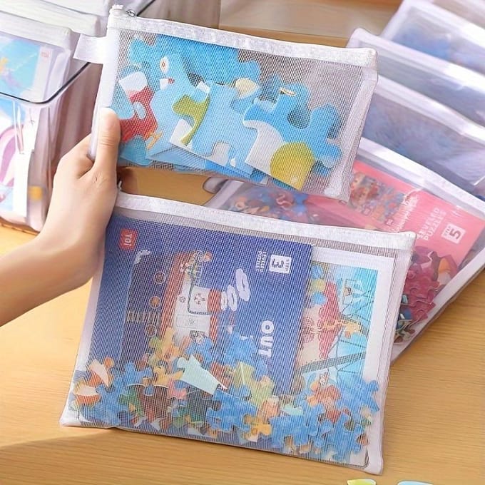 10pcs Sacs de rangement pour jouets, sacs de rangement pour documents, sacs de rangement pour papeterie, sacs de rangement ménagers multifonctionnels