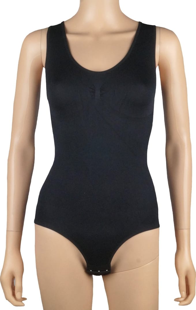 Dames body met brede band slipmodel Zwart J&C - Free size