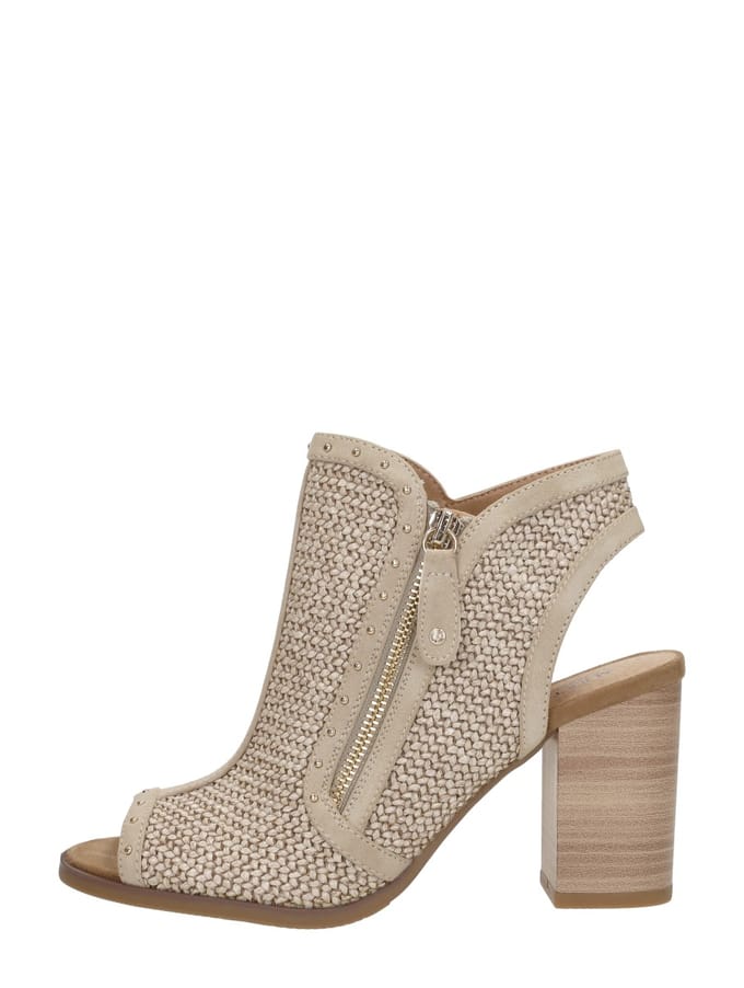 Mustang Sandalen Hak Sandalen Hak - Beige - Maat 40
